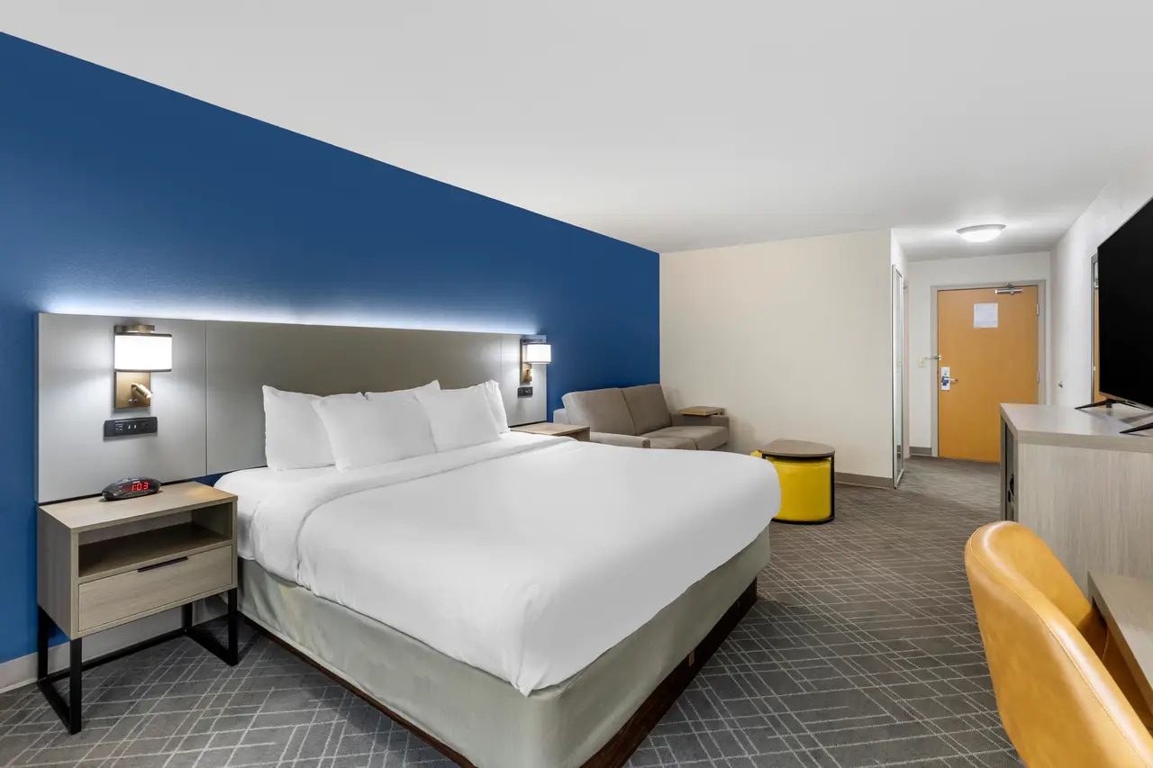 Comfort Inn king guest room